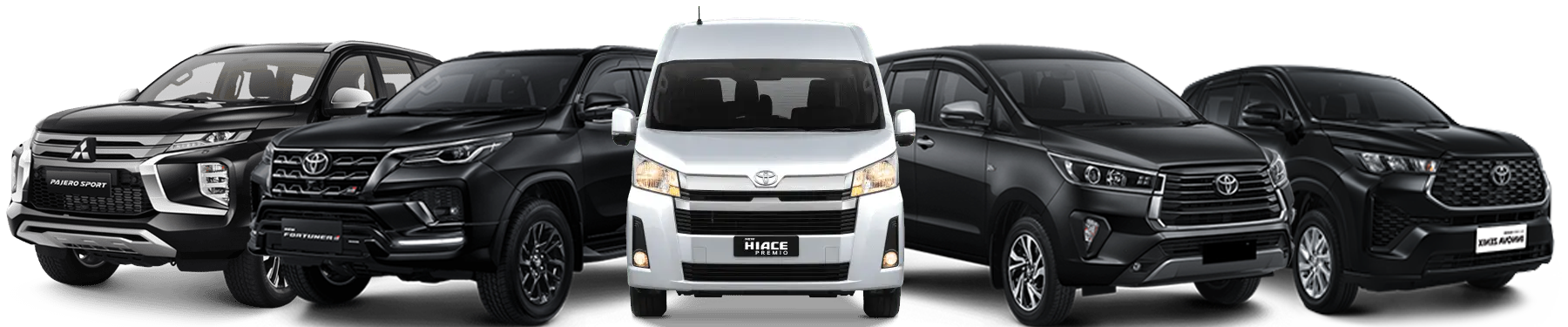 Armada Artha Laras Rent Car — Pajero Sport, Fortuner, Hiace, Innova Zenix, Avanza